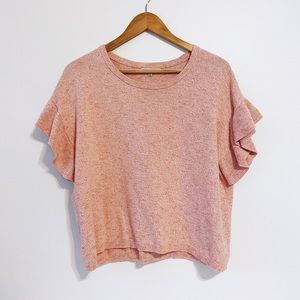 Madewell Flutter Sleeve Sweater